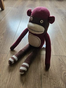 GAP weinrot braun Sockenaffe Plüsch Teddybär Stofftier Sammelfigur RAR - Bild 1 von 7