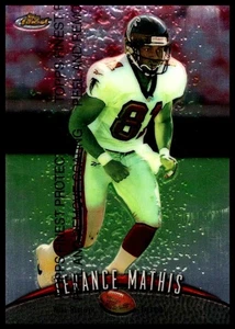 1998 Topps Finest Terance Mathis #2 Atlanta Falcons Refractor - Picture 1 of 2