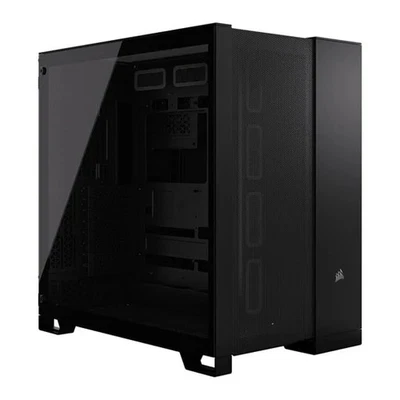 Corsair 6500D AIRFLOW PC Gaming Case, Black, Dual Chamber w/ Tempered Glass Wind - Image 1 of 4