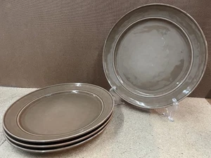 Pottery Barn CAMBRIA MUSHROOM TAUPE Dinner Plate~ Set of 4~11 3/4" - Picture 1 of 3