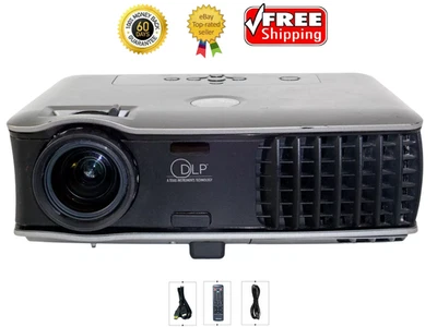 Dell 5100MP DLP Projector 3300 Lumens Home Theater HD HDMI w/Bundle - Image 1 of 4