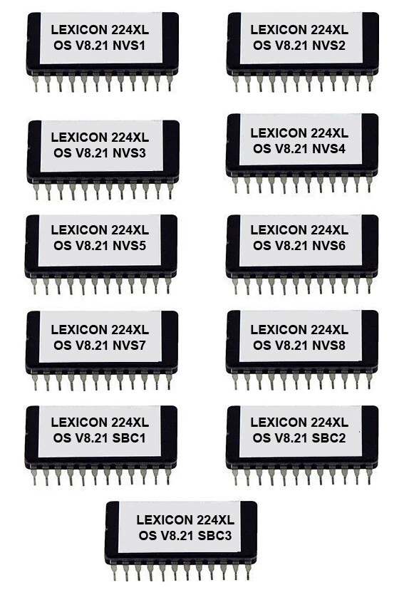 Lexicon 224XL OS Version 8.21 Neueste Firmware 224 XL Update Upgrade Eprom ROM - Bild 1 von 3