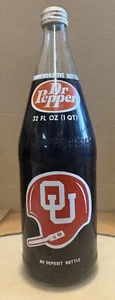 Dr. Pepper 32oz. Gedenkflasche. Oklahoma University Fiesta Schüssel. 1976. - Bild 1 von 8