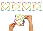 4 Polygonzo Geo Twister Fold Twist Form Fidget Toy
