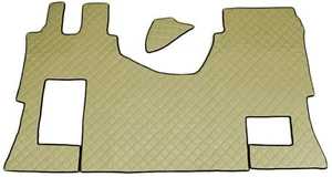 LKW Fußmatten SET Kunstleder Beige passend für Mercedes Actros MP4 M5 - Bild 1 von 3