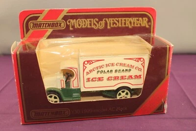 Matchbox Yesteryear 1987 Y-30/1 1920 AC Mack Truck ARCTIC ICE CREAM Issue 1 - Image 1 of 3