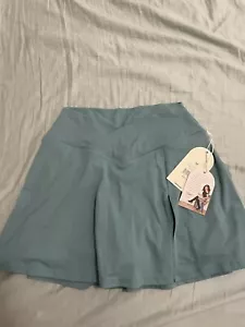 Blogilates Women's Criss Cross Slit High-Rise Skort - Teal blue M - Picture 1 of 3