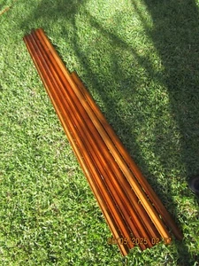 TASMANIAN OAK DOOR MOULDING LENGTHS X 7 , 35MM X 35MM,6 X 2M 1 X 1.2M,OLD STOCK. - Picture 1 of 8