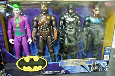 DC UNIVERSE GOTHAM CITY GUARDIANS 4-PACK 12" ACTION FIGURES TALON BATMAN JOKER - Image 1 of 4