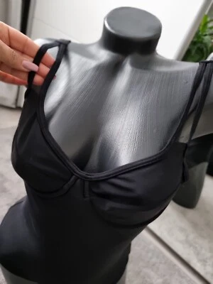 Damen Badeanzug Bügel  Bademode Schwarz 38 M Einteiler C&A - Bild 1 von 4