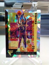 2020-21 Flux Fanatics Factory Set Cracked Ice Prizm Immanuel Quickley Rookie RC