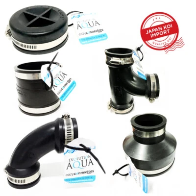 EVOLUTION AQUA EAZY CONNECTOR PREMIUM RUBBER BOOT FLEXIBLE COUPLING FITTINGS - Image 1 of 2