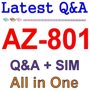Best Exam Practice Material für AZ-801 Prüfung Q&A + SIM - Bild 1 von 1