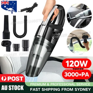 120W Hand-Held Portable Vacuum Cleaner Hoover Car Rechargeable Home Wet & Dry AU - Picture 1 of 10