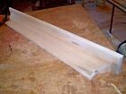 SOLID PINE 60 INCH WALL SHELF / MANTEL WITH CROWN MOLD WRAP, HANGING HARDWARE