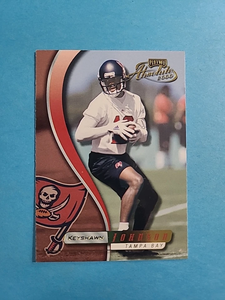KEYSHAWN JOHNSON 2000 PLAYOFF ABSOLUTE FOOTBALL CARD # 137 H9725 - Image 1 of 2