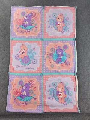 Care Bears Manta Hecha a Mano Tiro Seguridad Amor Rosa Corazones Púrpura Vellón Lovey  Foto 1 de 4