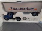 First Gear 19-1694 Mack 1960 Model B-61 Tractor Trailer Transamerican 1:34 Scale