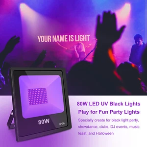 Disco DJ UV Black Lights 80W 100W 150W For Party Christmas Halloween Stage Light - Picture 1 of 14