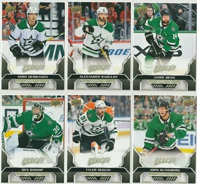 Dallas Stars 2020-21 Upper Deck MVP Hockey 6 Base Card Team Set - Image 1 of 2