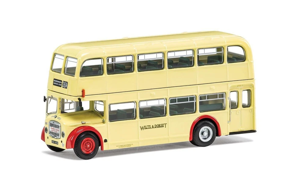 Corgi OM40821A, Bristol Lodekka FS6B, Wilts and Dorset, Cream and Maroon, 38A Sa - Image 1 of 1