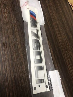 BMW G11 G12 M760Li M 760Li 760 2016-2022 insignia de maletero logotipo emblema calcomanía genuina💯 Foto 1 de 3