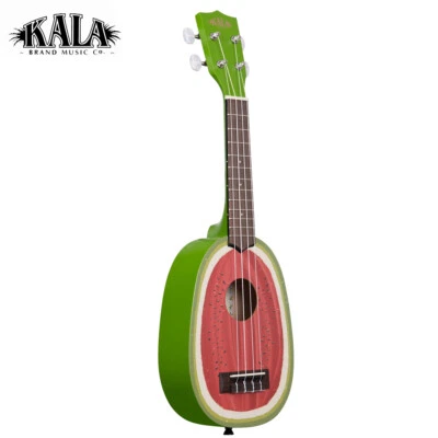 Kala Novelty Series WATERMELON Mahogany Pineapple Soprano Ukulele KA-NV-WTML - Image 1 of 4