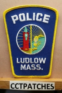 LUDLOW, MASSACHUSETTS POLICE SHOULDER PATCH MA - Picture 1 of 2
