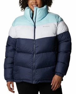Chaqueta Columbia Puffect Colorblocked Azul Talla Grande 1X Precio de venta sugerido por el fabricante 160 USD - Imagen 1 de 1
