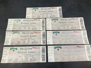 PHILLIES 2016 BIGLIETTO STUB 6/5/16 VS BIRRIFICI - Foto 1 di 1