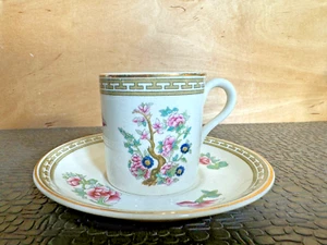 Crown Ducal Demitasse Teacup and Saucer,  "Indian tree" - Picture 1 of 8