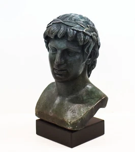 Apollo Bust with bronze color effect - Olympian God of light sun music poetry - Picture 1 of 5