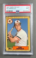 (PSA 9) 1987 Topps Tiffany #784, Cal Ripken Jr. [Hall of Fame]
