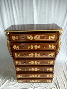 Credenza stile Luigi reale credenza barocco rococò credenza Louise sequestro 140 cm - Foto 1 di 5
