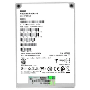 Festplatte HP Enterprise SSD 800GB MO000800JWUFU SAS III 2,5" P07442-002 - Picture 1 of 4
