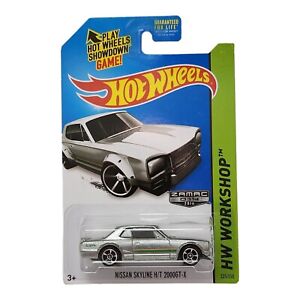 Hot Wheels Nissan Skyline H/T 2000GT-X Zamac Workshop Walmart Exclusive Silver
