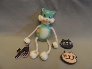 4 Fridge magnets beautiful cats - Picture 1 of 8