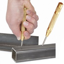 5'' Automatic Center Pin Punch Strike Spring Loaded Marking Starting Holes Tool