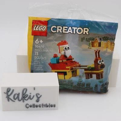 LEGO 30670 Creator Santa’s Sleigh Ride Polybag Retired Holiday Stocking Stuffer - Image 1 of 4