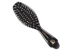 Alexandre de Paris Haarbürste 11-reihig schwarz Kunstharz-Noppen - Picture 1 of 1