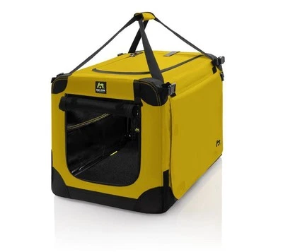 Maelson Soft Kennel faltbare Hundebox Transportbox Saffron Yellow - Bild 1 von 4