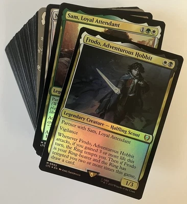 MTG Magic The Gathering Azban Frodo And Samwise Budget 100 Card Commander Deck - Image 1 of 4
