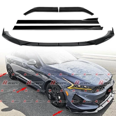 PARA KIA K5 2021-2024 PARACHOQUES DELANTERO TRASERO DIFUSOR DIVISOR ALERÓN FALDÓN LATERAL LAP Foto 1 de 4