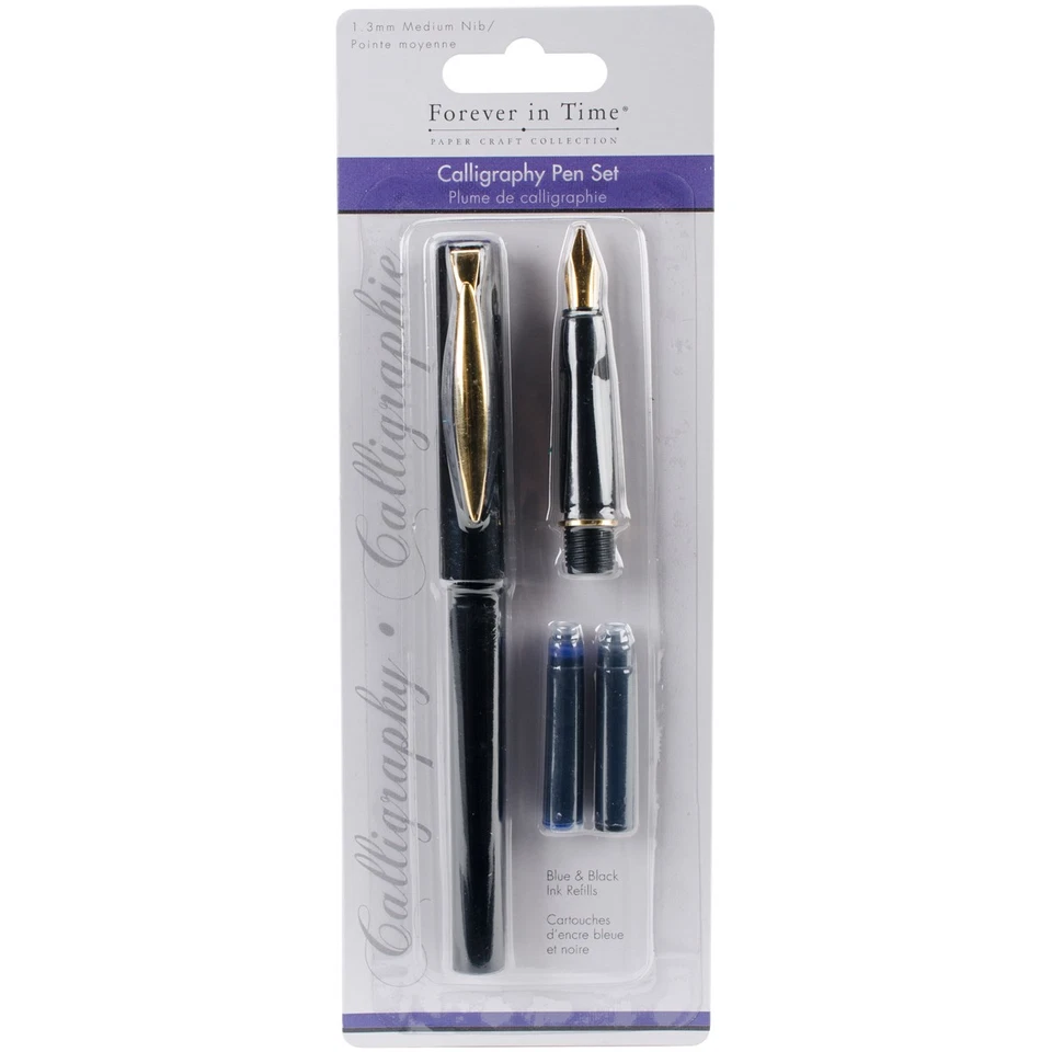 Multicraft Imports ST400 Calligraphy Pen Set
