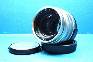 [Near MINT+++ w/Cap] Contax Carl Zeiss Planar T* 45mm f/2 G Lens G1 G2 JAPAN - Picture 1 of 24