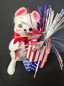 Annalee Patriotic 4th July 6" Patriotic Surprise Mouse 250616 2016 NWT Retired  - Picture 1 of 7