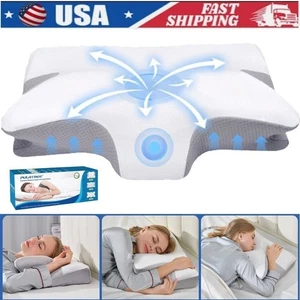 Almohada Cervical para Alivio del Dolor de Cuello,Almohada Ortopédica de Soporte de Cuello para Lado - Imagen 1 de 8