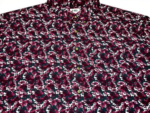 Harbor Bay Mens Button Front Short Sleeve Cotton Polyester Shirt 6XLT 6X 6XL - Image 1 of 4