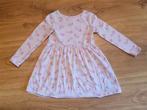 Cat & Jack Light Pink Long Sleeve Dress Girls Size 5T - Picture 1 of 1