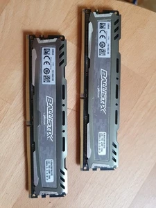 Crucial Ballistix Sport LT grau 16 GB (2x8GB) BLS8G4D26BFSB DDR4-2666 (#17309) - Bild 1 von 2
